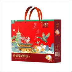 高邮特产 秦邮牌 熟咸鸭蛋 大级 18枚